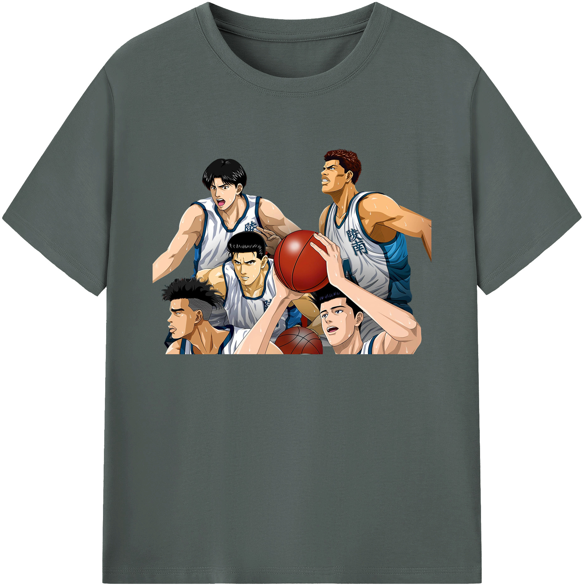（画像用） SLAM DUNK／スラムダンク 綿100％ メンズ半袖Tシャツ｜肌触りやわらか＆通気性